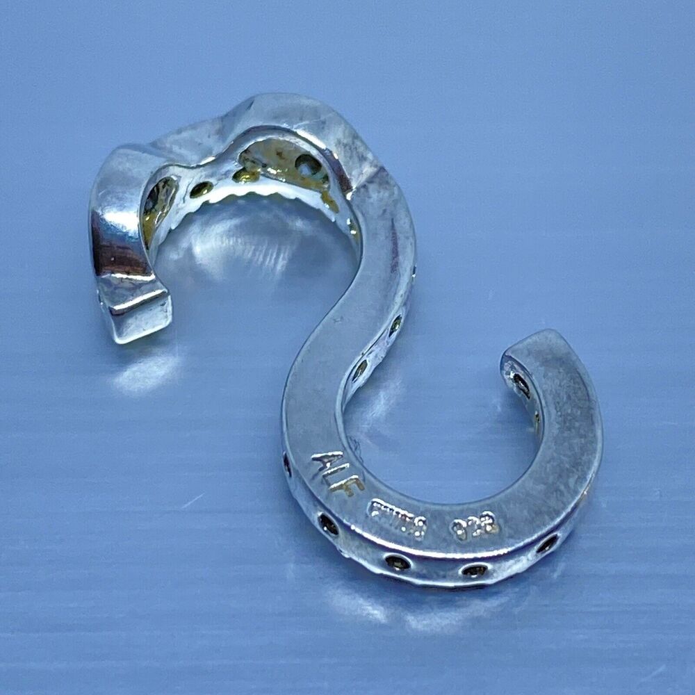 925 Solid Sterling Silver Initial Script Letter “… - image 7